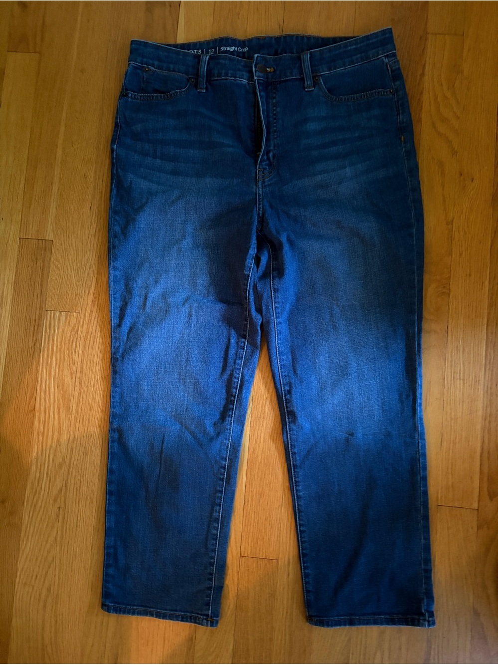 Talbots Flawless Straight Crop Jeans Size 12